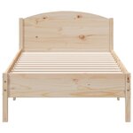 vidaXL Cadre de lit sans matelas 100x200 cm bois massif de pin