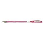 Roller encre gel Signo UM120AC pointe moyenne 0 7mm rose pastel UNI-BALL
