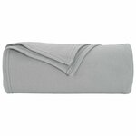 vidaXL Couvertures à jeter 24 Pièces Gris 170 x 130 cm Toison