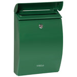 Boîte aux lettres en plastique  Mininova E5333  Robuste  Anticorrosion  Vert