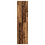 vidaXL Garde-robe vieux bois 80x50x200 cm bois d'ingénierie