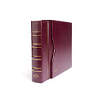 Album Numis Leuchtturm pour 143 monnaies de collection. Couleur - Bordeaux