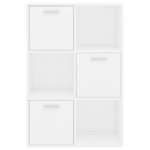 vidaXL Armoire de rangement Blanc 60x29 5x90 cm Bois d'ingénierie