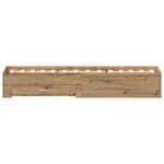 lit vidaXL Artisan Chêne 90x200 cm Bois d'ingénierie