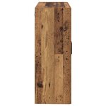 vidaXL Armoire Murale 2 Pièces Bois ancien 69 5 x 34 x 90 cm