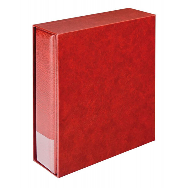 Album Multi-Collect Lindner avec boitier de protection. Couleur - Bordeaux