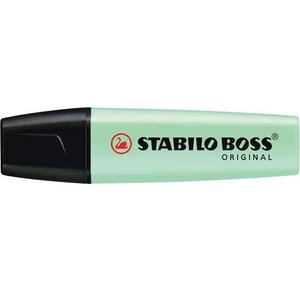 Surligneur BOSS ORIGINAL Pastel Pte Biseautée 2 - 5 mm Vert pastel STABILO