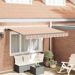 vidaXL Auvent Rétractable Multicolore 350 x 200 cm