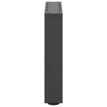 vidaXL Pieds de table basse Anthracite 2 pièces 40 x (30-31) cm Acier
