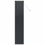 vidaXL Store de Fenêtre avec des rideaux Autre Noir 40 x 220 cm Aluminium