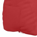vidaXL Coussin de Dos Rouge 45 x 20 x 35 cm tissu