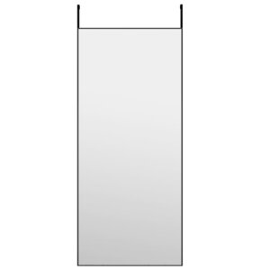 vidaXL Miroir de porte Noir 40x100 cm Verre et aluminium