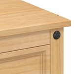 vidaXL Ensemble Cuisine Îlot avec tiroir Corona 3 Pièces Cire de Miel