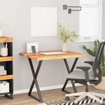 vidaXL Dessus de table 100x80x3 8 cm rectangulaire bois massif acacia
