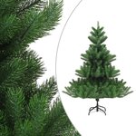 vidaXL Sapin de Noël artificiel Nordmann Vert 210 cm