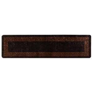 vidaXL Coureur de Tapis MARSA Noir 100 x 350 cm Polyester et PVC