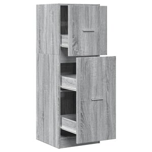 vidaXL Armoire apothicaire sonoma gris 40x41x118 cm bois d'ingénierie