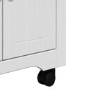 VidaXL Chariot de cuisine BODO blanc 72x45x80 cm