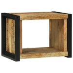 vidaXL Cube Mural Marron 55 x 35 x 40 cm Bois de manguier massif