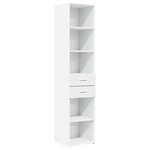 vidaXL Armoire de rangement mince blanc 40x42 5x225 cm