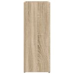 vidaXL Porte-parapluie avec stockage Chêne Sonoma 25 x 24 5 x 64 cm