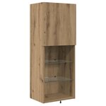vidaXL Meubles TV muraux Chêne artisanal Bois d'ingénierie