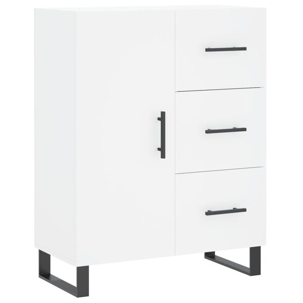 vidaXL Buffet blanc 69 5x34x90 cm bois d'ingénierie