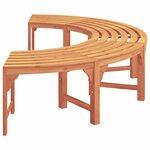 vidaXL Banc d'Arbre 2 Pièces Naturel 160 x 80 x 45 cm