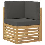 vidaXL Ensemble de canapés d'extérieur 7 pc Blanc et Anthracite
