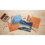 Bloc Etival grain fin 24x24 25 feuilles 300g encollé 4 côtés CLAIREFONTAINE