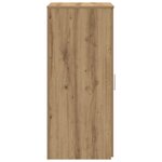 vidaXL Armoire rangement chêne artisanal 50x45x103 5cm bois ingénierie