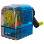 Taille-crayon mécanique lame acier haute qualité diam crayon 8 mm coloris aléatoire deli