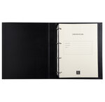 Reliure registre 32x26cm 4 anneaux avec recharge de 100 feuillets - livre inventaire - blanc - exacompta