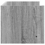 vidaXL Étagère murale sonoma gris 100x35x30 5 cm bois ingénierie