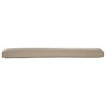 vidaXL Set de coussins de palette 2 Pièces Taupe 200 x 40 x 8 cm