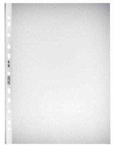 Pochette perforée  A4  0 050 mm  transparent lisse HERLITZ