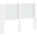 vidaXL Tête de lit Blanc Bois d'ingénierie