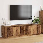 vidaXL Meuble TV Bois Ancien 180 x 38 x 49 cm Bois d'ingénierie