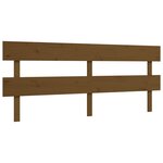 vidaXL Lit pour personne âgée sans matelas 200x200 cm bois massif