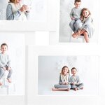 vidaXL Collage de cadres photo pour photo de 4x(13x18 cm) Blanc MDF