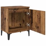 vidaXL Cabinet de chevet Bois ancien 40 x 30 x 50 cm Bois d'ingénierie