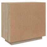 vidaXL Buffet Chêne sonoma 80x40x75 cm Bois d'ingénierie