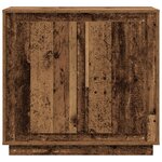 vidaXL Buffet en bois ancien 80x34x75 cm Bois d'ingénierie