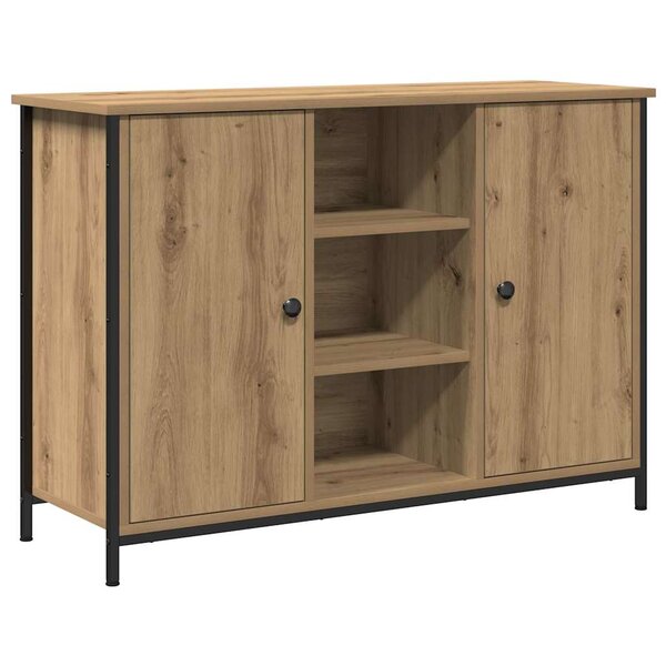 vidaXL Buffet chêne artisanal 100 x 35 x 70 cm Bois d'ingénierie