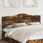 vidaXL Tête de lit Chêne fumé 200 cm Bois d'ingénierie