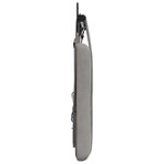 vidaXL Tête de lit suspendue Avec lumière LED Gris clair Velours