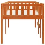 vidaXL Lit pour enfants sans matelas cire marron 80x200 cm pin massif