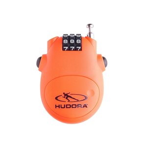 Hudora 14492 - Cadenas à câble et combinaison numérique