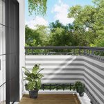 vidaXL Écran de balcon 75 x 400 cm Tissu Oxford Rectangulaire