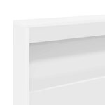 vidaXL Tête de lit de rangement Blanc 160 cm Bois d'ingénierie